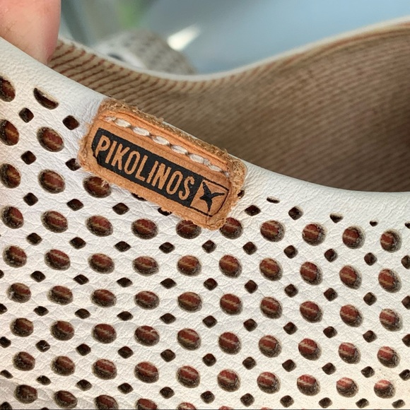 Pikolinos Womens Loafer’s Perforated Leather Comfort Shoes Size 38 - Picture 5 of 13